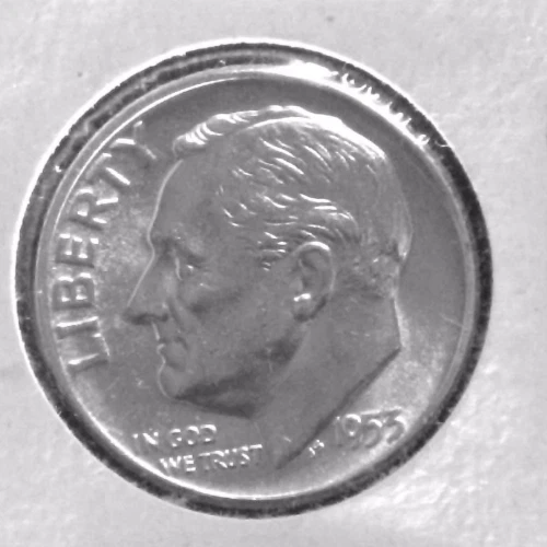 1953 P ROOSEVELT DIME 10 Cent 10C SILVER LOW TO MID MS GRADE KM# 195 EB#3037