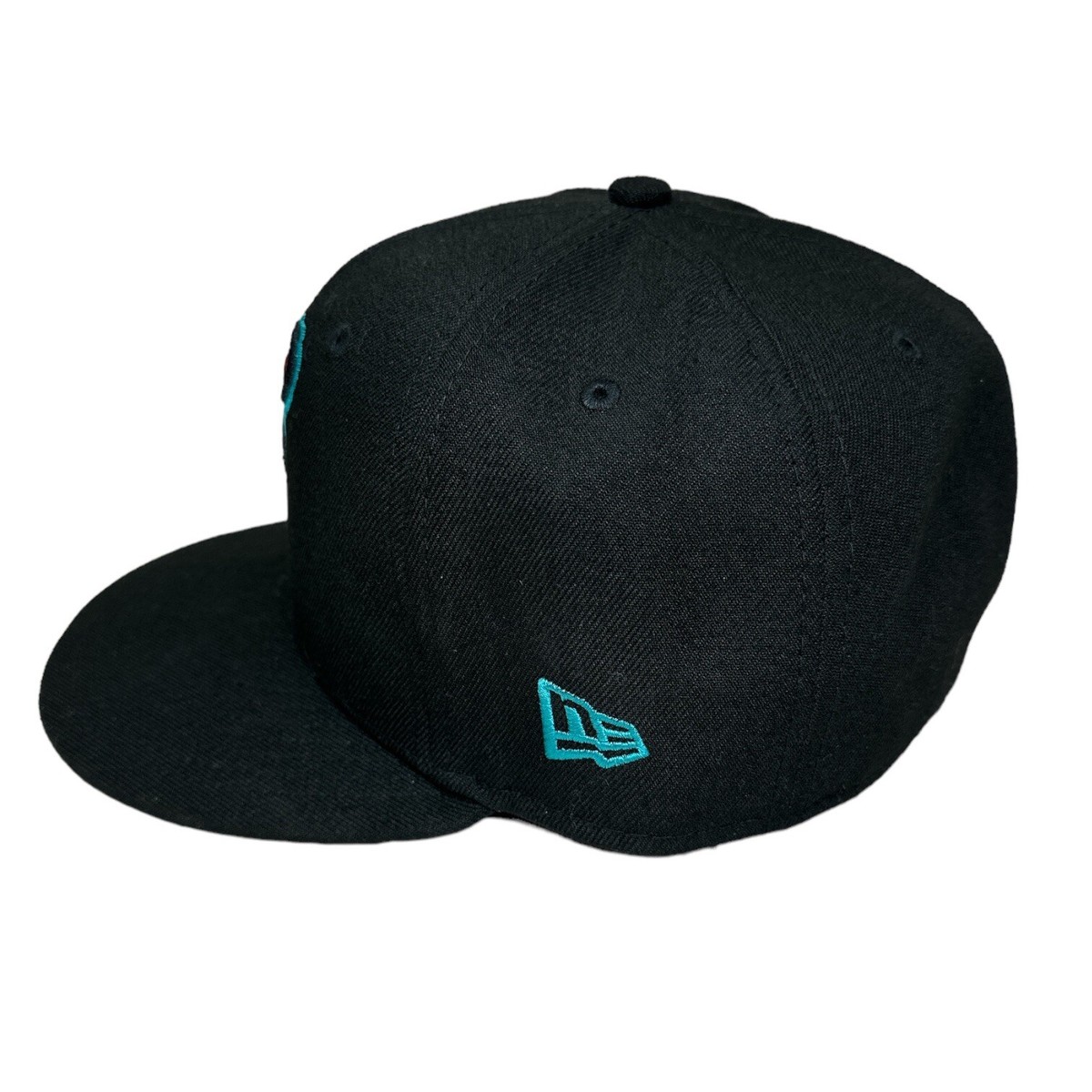 Arizona Diamondbacks Fitted New Era 59fifty Hat Teal Outline Snake