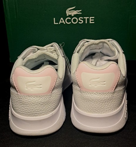 Lacoste Game Advance White Leather Trainers UK7 EUR40.5 New With Tags And Box - Picture 5 of 10