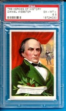1911 T68 Heroes & Men of History - Daniel Webster (RB) Psa 6.5 (Nice card)