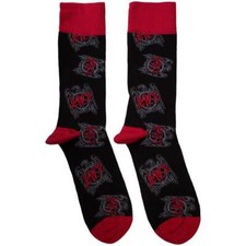 SLAYER - EAGLE CREST SOCKS - BRAND NEW  LICENSED - MUSIC BAND SLAYSCK08MB