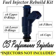 Fuel Injectors Rebuild Repair Kit fits 0280156029 for 01-03 Ford Mazda 4.0L V6