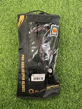Elite Sport Elite Balck Solo Goalkeeper Gloves - Black