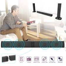 laser optical soundbar with fm & bluetooth