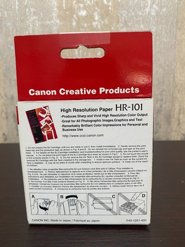 Canon BC-62 Color BJ Cartridge 6 Colors Genuine OEM Sealed Ink BJC 7000 - Picture 3 of 5
