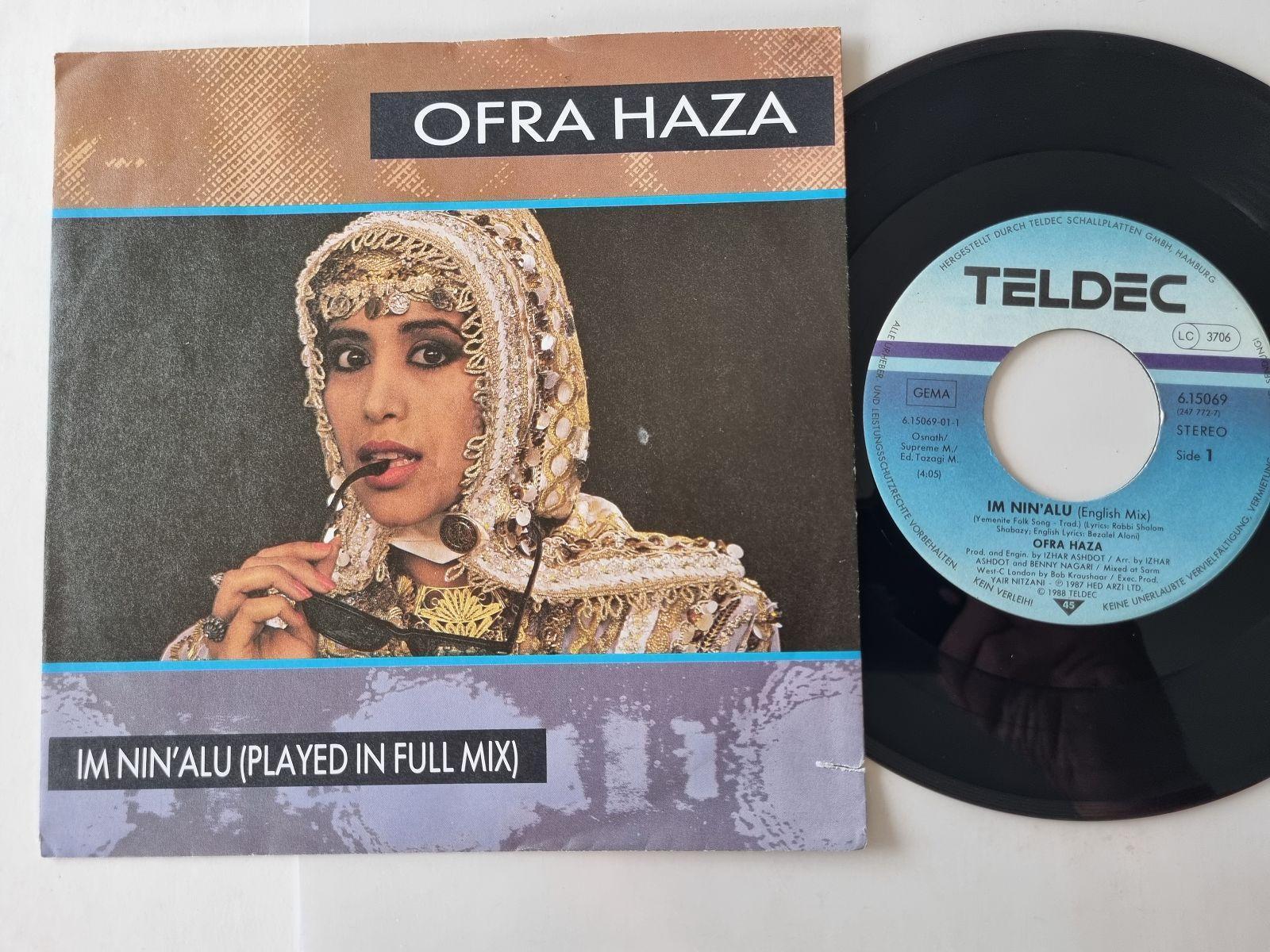 7"" Single Ofra Haza - Im nin' alu Vinyl Germany