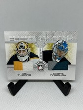 2008-09 Between The Pipes Draft Day Duos #DDD20 TIM THOMAS EVGENI NABOKOV 4COLOR