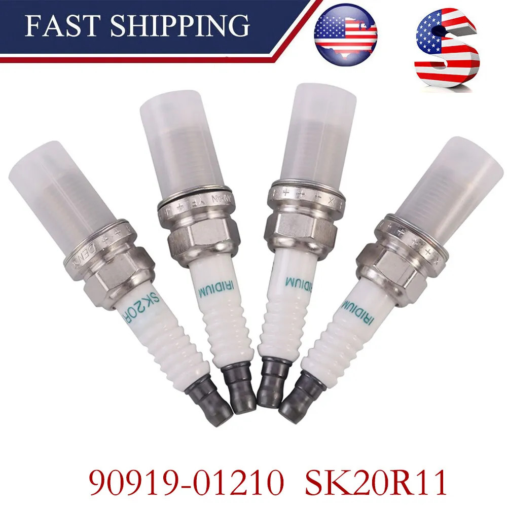 New 4Pc SK20R11 Iridium Power Spark Plugs 90919-01210 For Toyota Lexus 3297