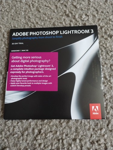 Adobe Photoshop Elements 10 & Adobe lightroom 30 dial trial (new) PC/MAC - Picture 3 of 8