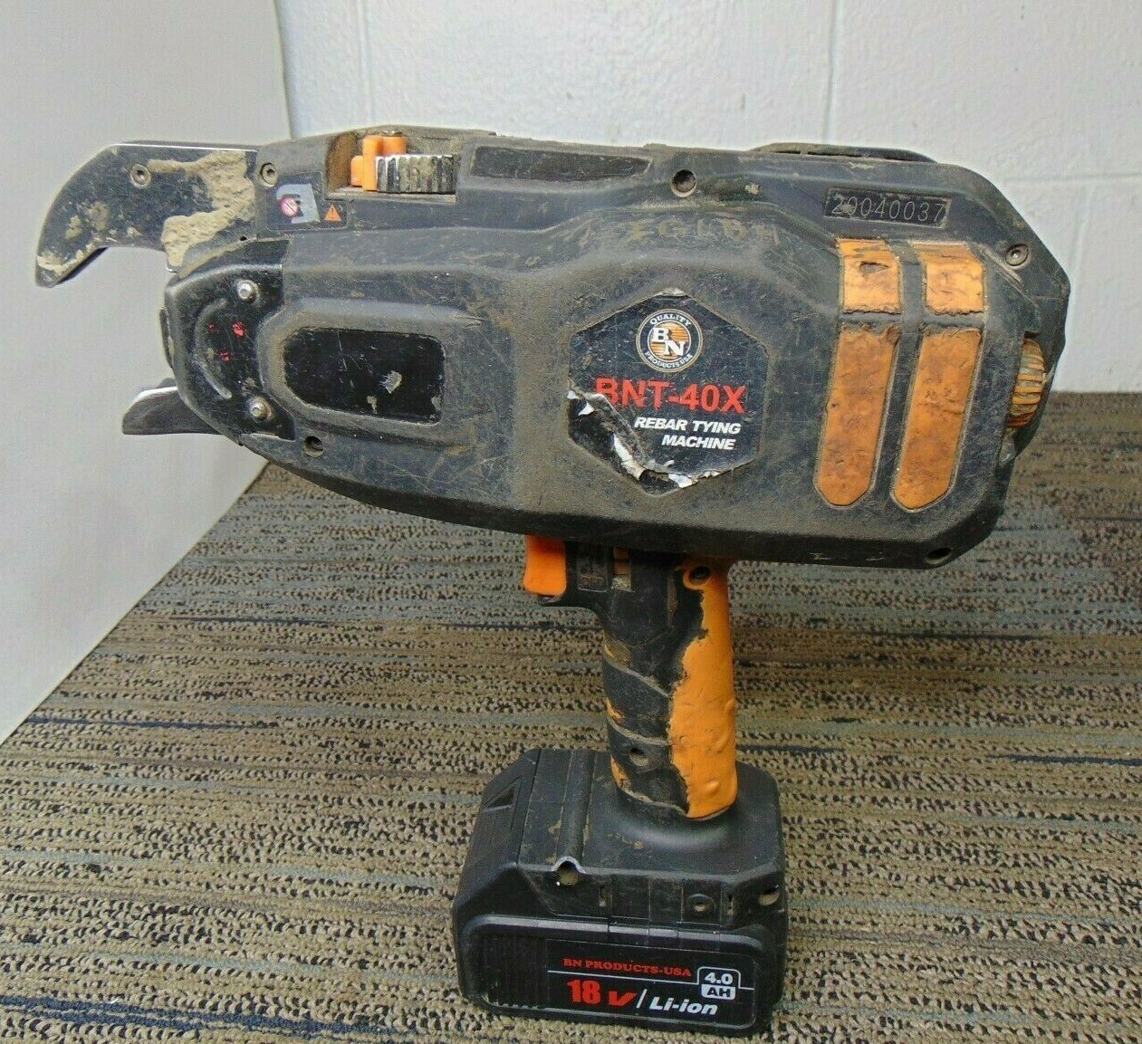 BN PRODUCTS USA BNT40X Battery Powered Rebar Tying Gun w/Battery eBay