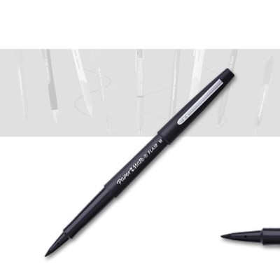 Faserschreiber Nylon schwarz Papermate Flair, M  0,8 mm