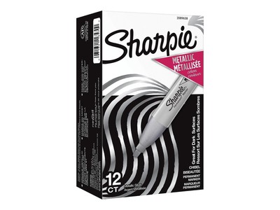 Tank Permanent Marker, Chisel Tip, Metallic Silv (2089638)