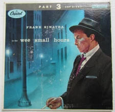 Vintage 45 RPM Capitol Records Frank Sinatra in Wee Small Hours EAP 3-581 Part 3