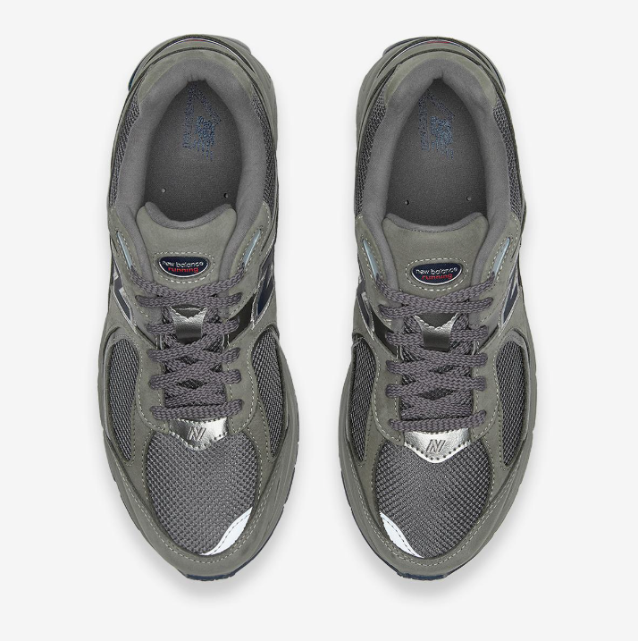 New Balance 2002R OG Light Gray Navy Blue Silver Steel Grey