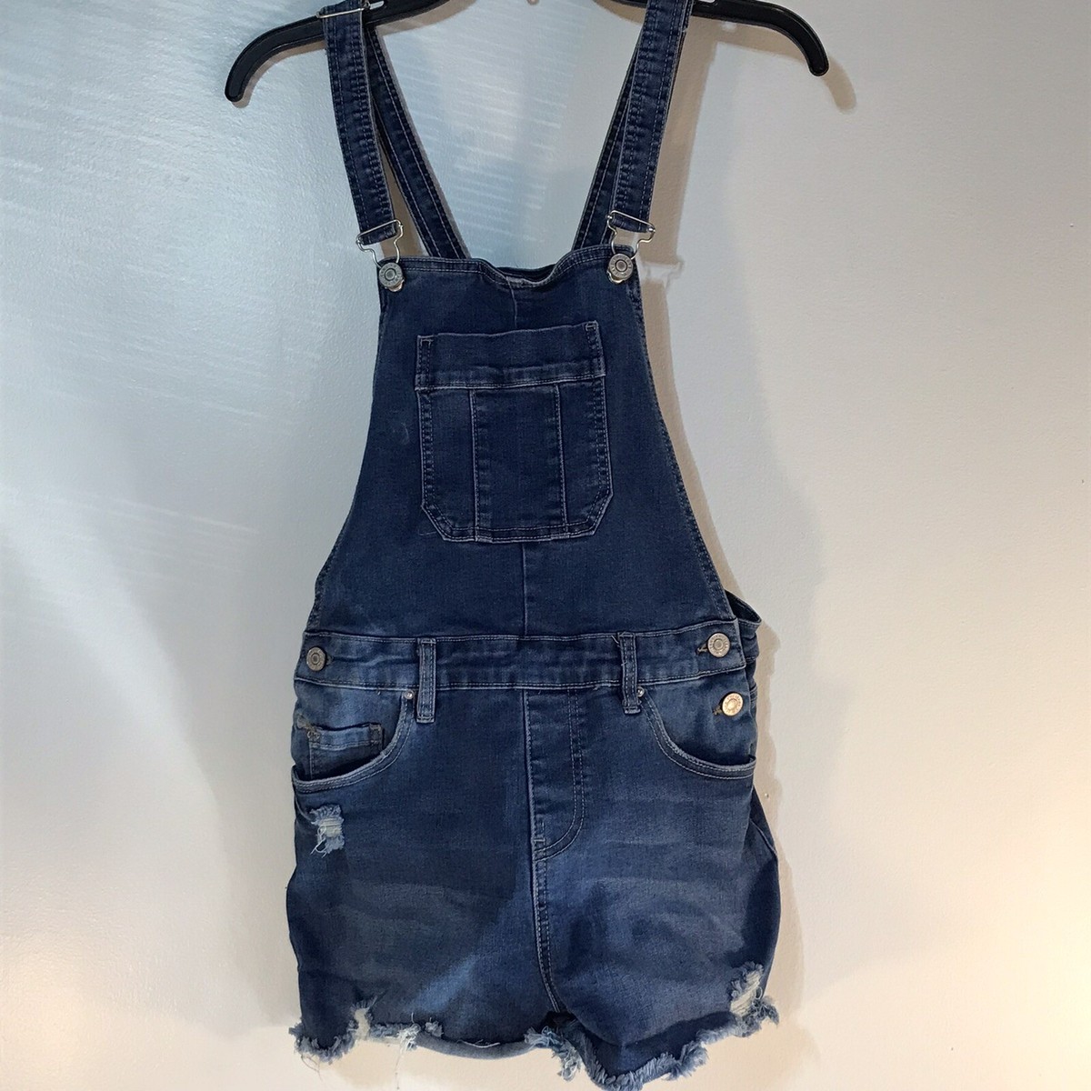 専用5 YMI Dk Faded Wash Distressed Overalls Juniors Size 5/27 USA | eBay