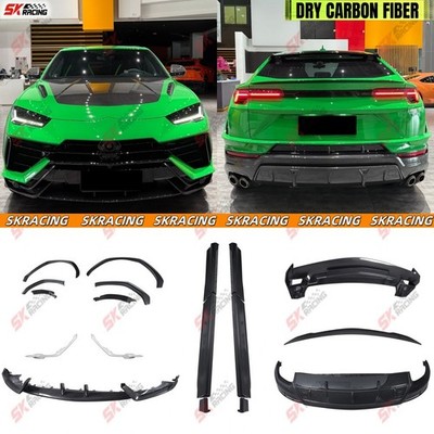For Lamborghini Urus Performante 23UP Dry Carbon Fiber Front Rear Lip Wing Kits