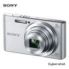 SONY CYBER-SHOT DSC-W830 COMPACT DIGITAL CAMERA SILVER 8X OPTICAL ZOOM