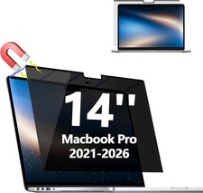 Magnetic Privacy Screen Protector for MacBook Pro 14 Inch 2021-2026, M1-M5