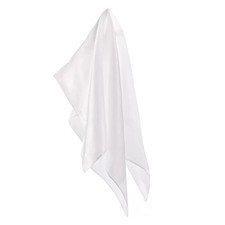 100 Pure Silk Pocket Squares for Men, 14" Solid Color Suit One Size, Multi