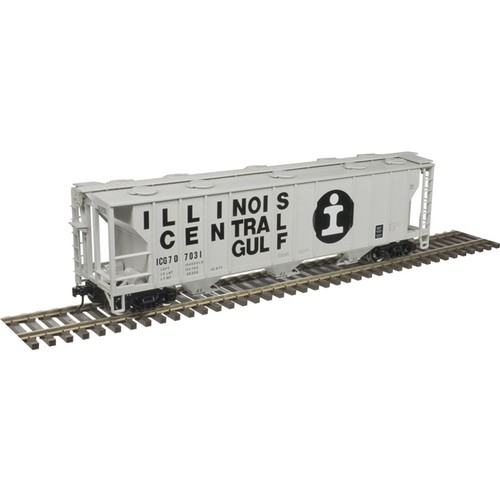 Tolva cubierta Atlas 2002566-1 escala O Illinois Central Gulf PS-2 #707031 LN/caja | Condition: Used