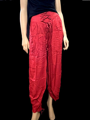 Tr212 L COTTON Harem Aladdin Genie elastic Hippie Boho Yoga PANT Trouser Nepal