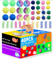 Cat Toys for Indoor Cats 40 PCS Kitten Toys Cat Interactive Toys Pack Includin
