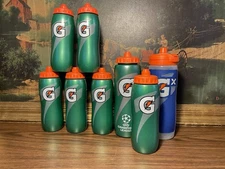 Gatorade Sports Drink Water Bottle 32oz 30z 20oz Grip Squeeze Leak Proof LOT
