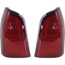 Set Of 2 Led Tail Light For 2000-2005 Cadillac Deville Lh Rh W Bulbs Set Of 2 Led Tail Light For 2000-2005 Cadillac Deville Lh Rh W Bulbs