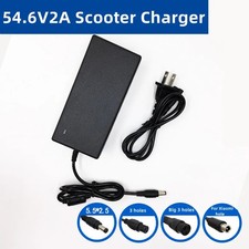 54.6V 2A Charger for 48V Lithium Batteries, Safety Protection, LED Indicator