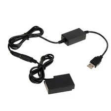 DR-E18 DC Coupler LP-E17 Dummy Battery+USB Power Cable For Canon 77D T6s SL2 T8i