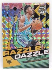 2023-24 Panini Mosaic Razzle Dazzle #11 Brandon Miller Rookie RC Hornets