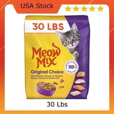 Meow Mix Original Choice Dry Cat Food, 30 lb. Bag, Freeship