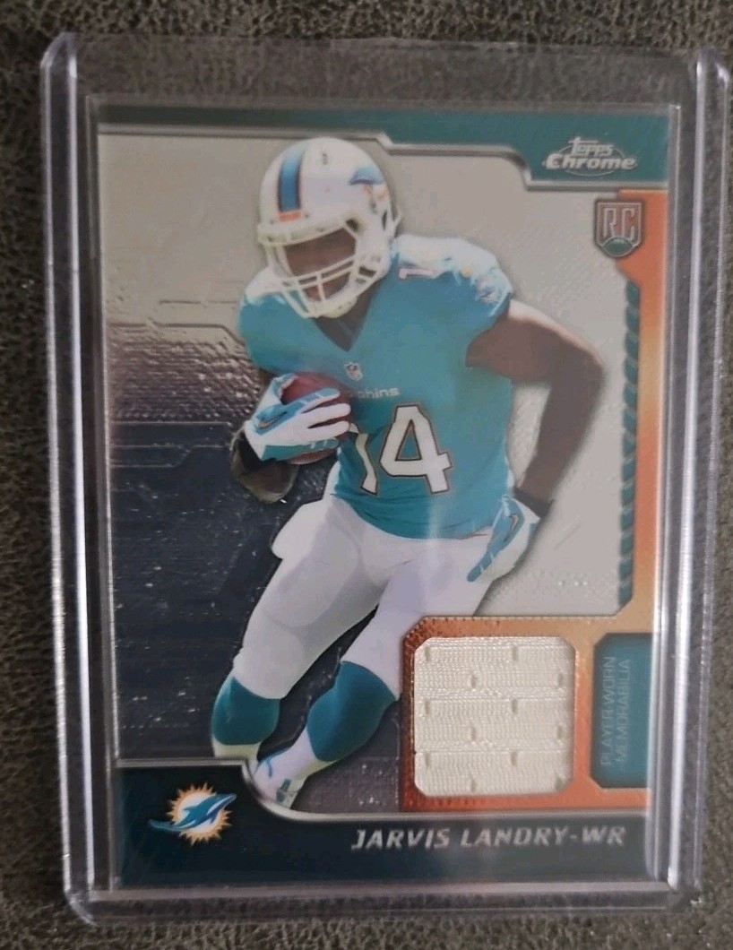 Jarvis Landry Topps Chrome Rookie Relics #RRJL Base