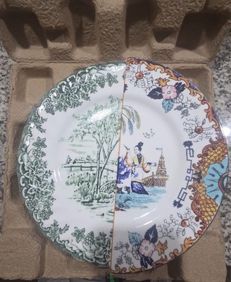 Seletti Hybrid Ipazia Dinner Plate 10.8  Fine Bone China by CTRLZAK Italy