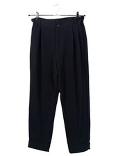 ZARA Pantalone a vita alta Donna Pantalone Taglia IT 40 nero elegante