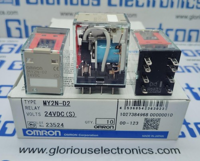 #ad #ad MY2N D2 DC24 S Omron Make Qty 10pcs $92.00