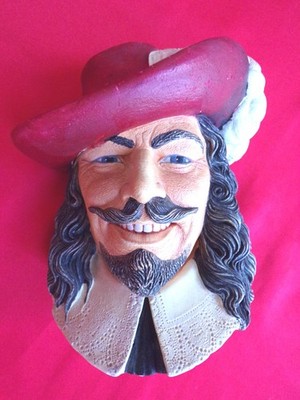 LEGEND PRODUCTS CAVALIER KREIDEGESCHIRR KOPF WANDBEHANG BOSSONS FRED WRIGHT