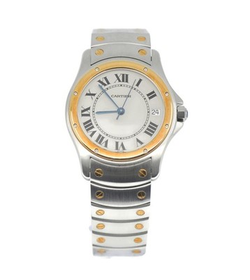 Cartier Santos Ronde 18K/Stainless Steel Watch W20036R3