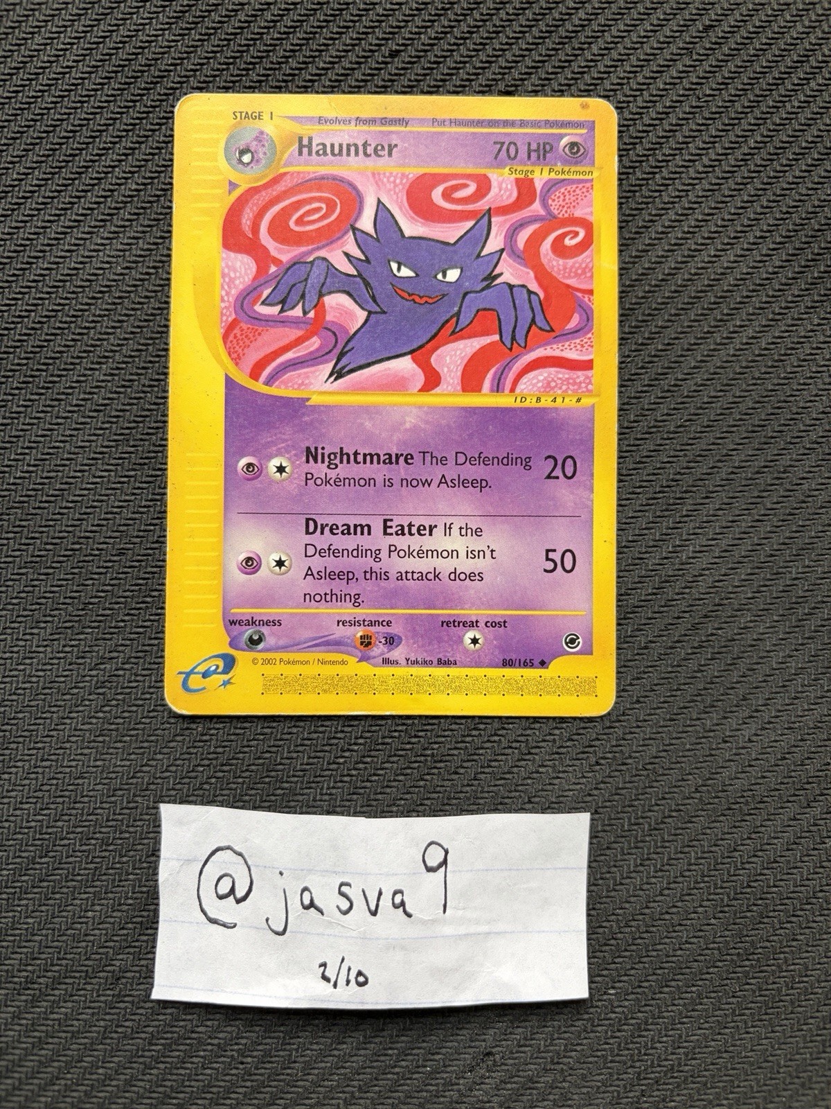 Haunter #80 Pokémon Expedition – AS IS in Picture – SHIPS ASAP