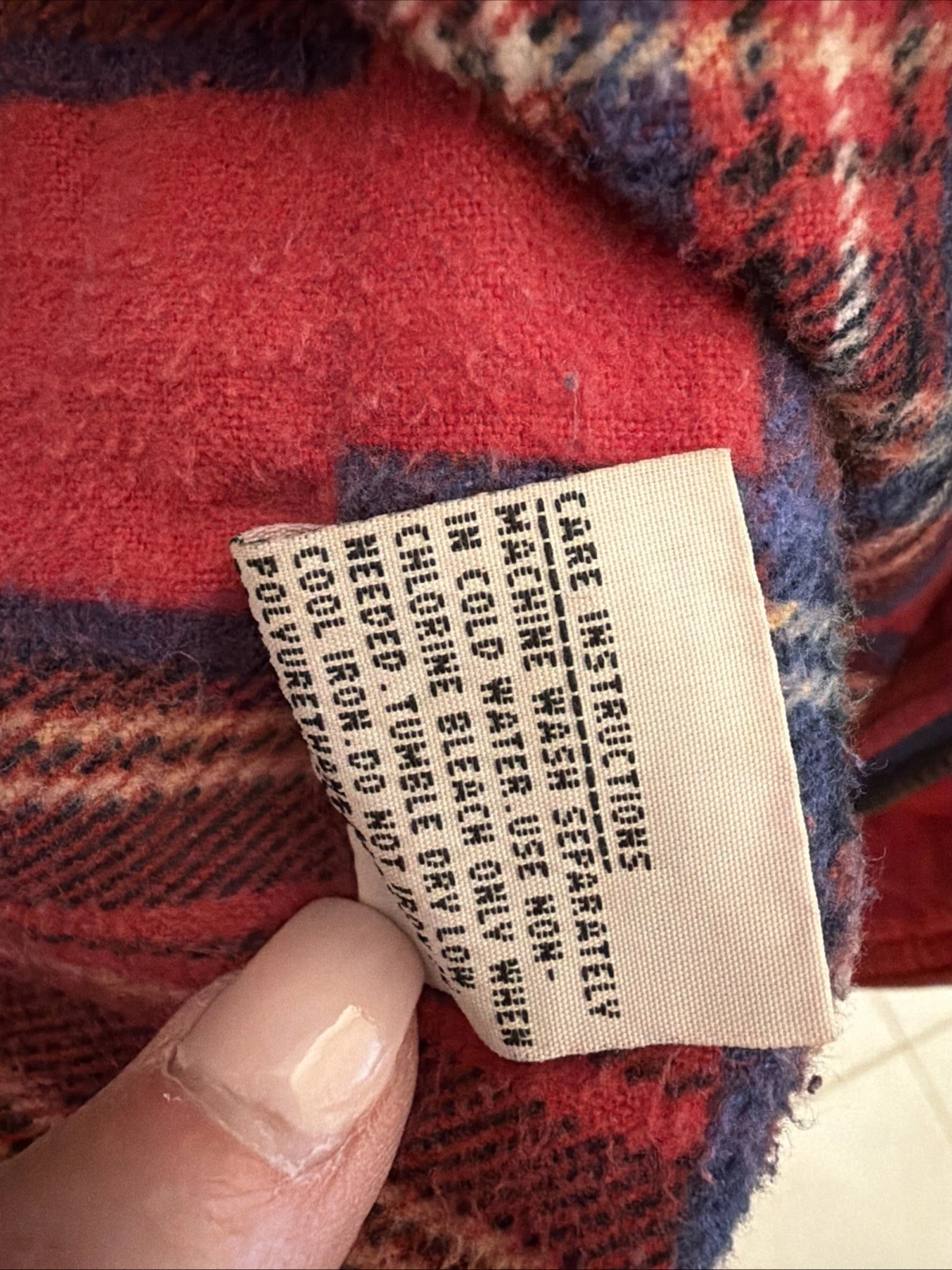 Rare Vintage “Current Seen” Acid Washed Denim Jacket 70s/80s Plaid Lining - product detail image 12