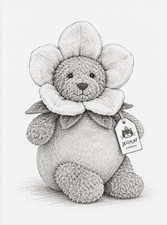 Jellycat Inspired Artisan A4 Sketch Bartholomew Bear