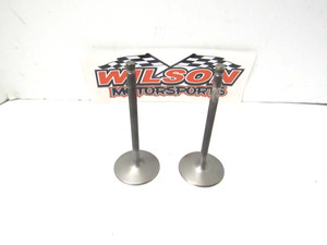 2 Used 11/32 X 2.355 X 5.705 Titanium Intake Valve MANLEY DEL WEST
