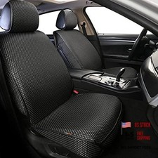 2PCS Luxury Breathable Car Seat Cover,Front Car Seat Front Seat Black