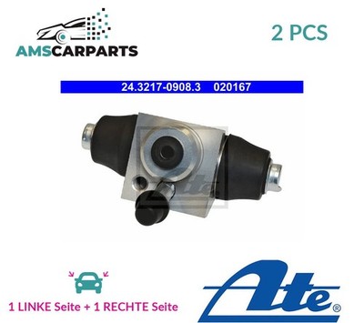 RADBREMSZYLINDER TROMMELBREMSE PAAR HINTEN 243217-09083 ATE 2PCS P NEU