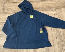 Tek Gear Performance Ultra Soft Blue Crayon Hoodie Sweatshirt Women Plus Size