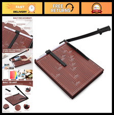 18" A3 Paper Cutter Guillotine - Heavy Duty Wood Base Trimmer for Photos Cards