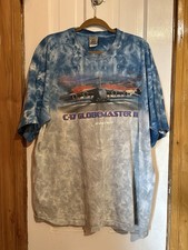 Vintage C-17 Globemaster III Boeing Liquid Blue Shirt Size XXL