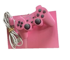 Sony PlayStation 2 Slim Pink Console With 1 Controller Great Condition Tested