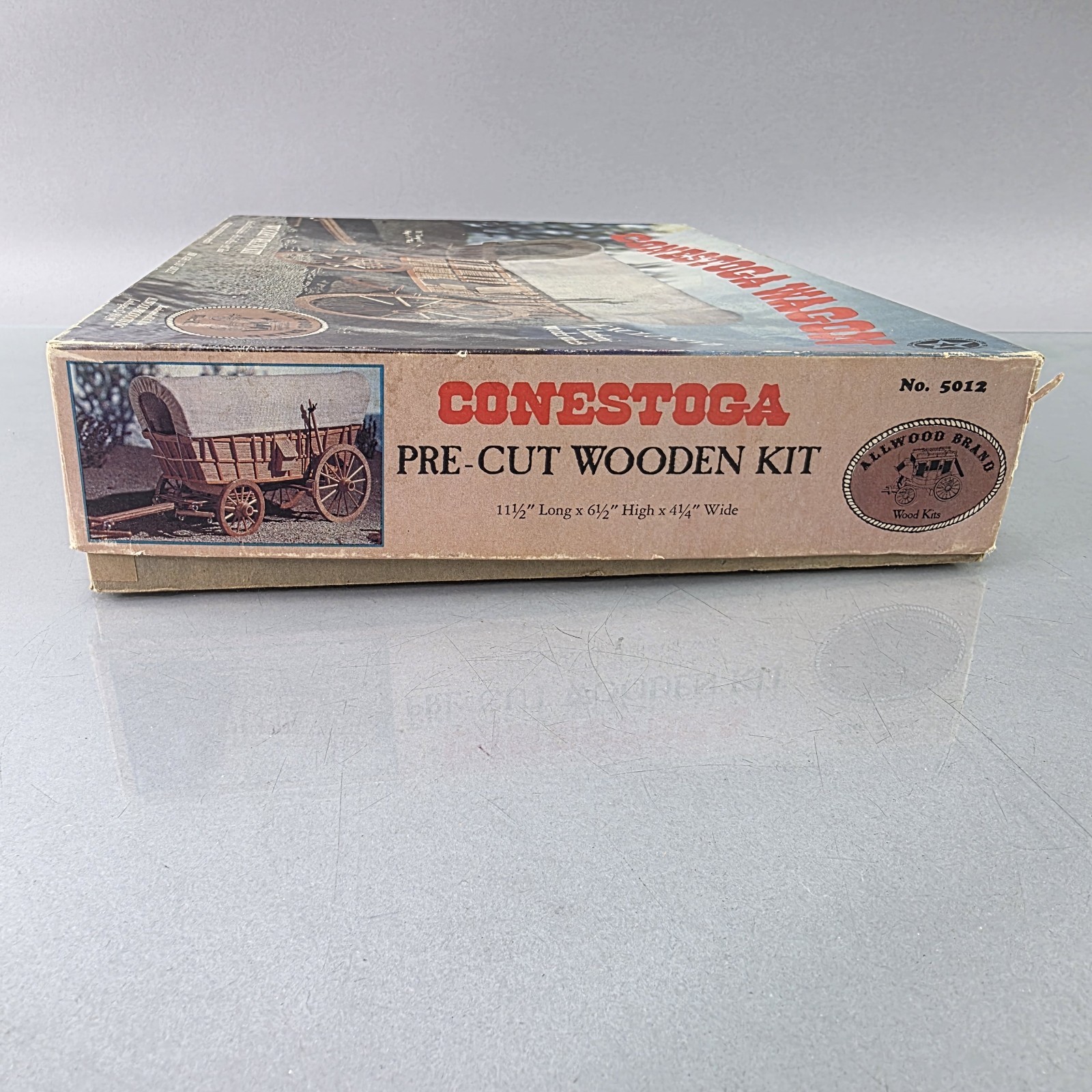 Allwood Brand Wooden Pre-Cut 1/16th Conestoga Wagon Model Kit 5012 ...