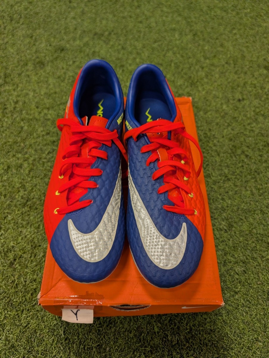 Nike Hypervenom Phelon III Soccer Cleats - Blue/Orange | eBay